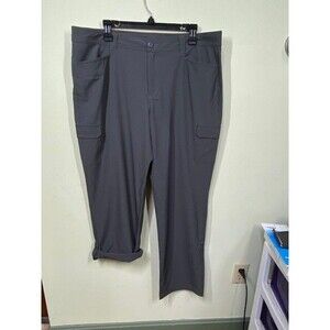 Eddie Bauer Gray Straight Leg Active Pants